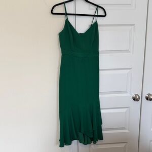 Banana Republic Green High Low Dress
